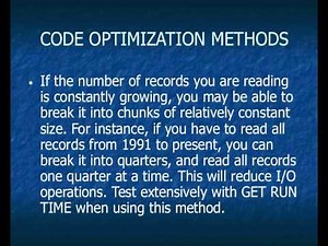 ABAP Programming Code Optimization Techniques - Tutorial