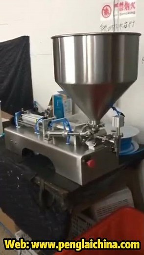 Semi-automatic piston filler Single nozzle pneumatic liquid paste filling machine