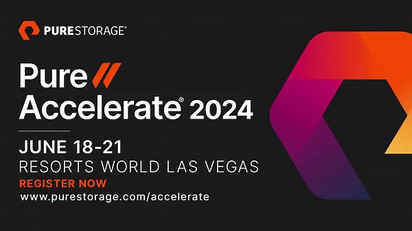 Calling all innovators! Pure's premier experience is back: Pure//Accelerate® 2024. Register now to discover how to thrive in the new age of data and unleash its transformative power: https://purefla.sh/2WG49Q5 #data #DataStorage #PureStorage #IT #innovation #technology #PureAccelerate #DataCenter #FlashStorage #STaaS #SaaS | Pure Storage