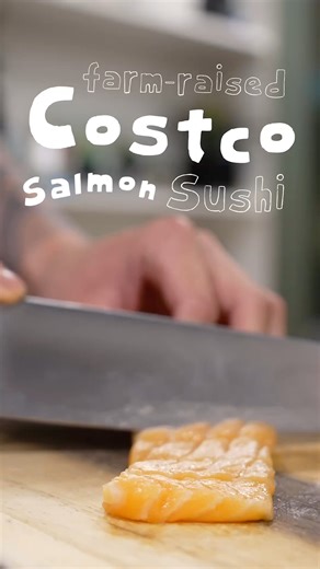 Making Costco Salmon Sushi Hack