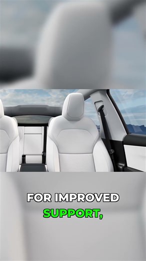 Tesla Completely Redesigned the Model Y Inside #tesla #upgrade #shorts