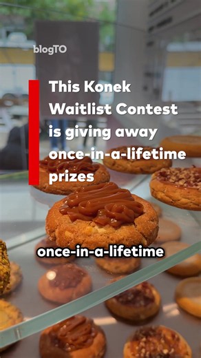 Konek’s Waitlist Contest is already paying off! 👀🎁 On October 10, Konek Contest Waitlisters will receive a free chocolate chunk cookie* at Andrea's Cookies on Ossington from noon to 5 p.m. 🍪 How do you get a free cookie? Just show them that you’ve entered into the contest within your Konek profile, and walk away with a sweet treat for free! #fyp #foryoupage #ad *While supplies last. One cookie per eligible Contest Waitlister with a confirmation that you’ve registered for Konek and entered int