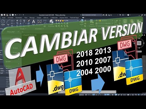 Change AutoCAD DWG file version to any version, online for free or with free software