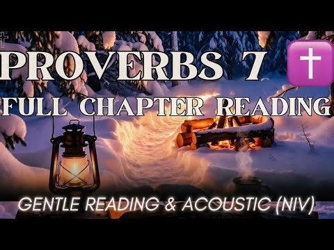 Proverbs 7 ✝️ | Full Chapter Reading (Cozy Acoustic)