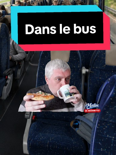 Vidéos tous les jours, en sortie scolaire dans le bus il faut manger, humour, memes et réactions drôle humoristique #humour #meme #drole #tendance #trend Mo'din Modin Mo_din