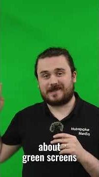 The difference between a blue screen and a green screen 🎥🎞️ (not just the colour!)