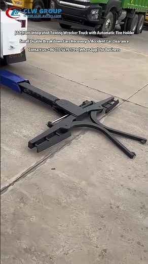 JAC 3tons Integrated Towing Wrecker Truck with Automatic Tire Graber& Holder#emergencyrecovery