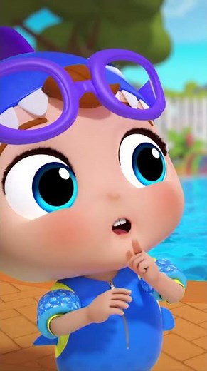 How to Swim Like a Mermaid!! 🧜‍♀️ #mermaid #swimming #swimmingpool #cartoonsforkids #family