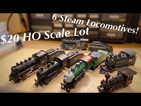 I Found A $20 Lot Of HO Scale Steam Locomotives on eBay! Will Any Of Them Run?