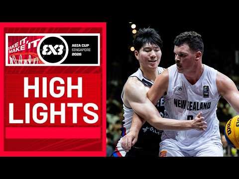 ALL GAME HIGHLIGHTS New Zealand 🇳🇿 | Men | FIBA 3x3 Asia Cup 2026 | #3x3Basketball