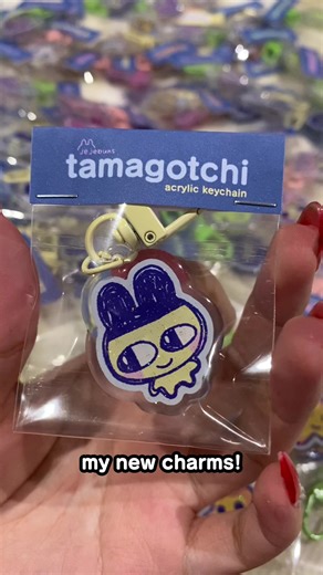 my new tamagotchi keychains / charms, all carefully packaged up !!! 💗 I’ll have them at my upcoming markets, then I’ll put the rest on my shop for you 🫶🫶 let me know who you’ll be taking home 🥰🫡 #stickershop #smallbusiness #acryliccharms #acrylickeychain #phonecharm