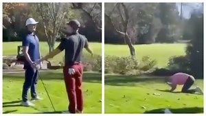 Golf Course Fight Takes A Turn When One Of The Men Involved Smashes His Club Over The Other's Head