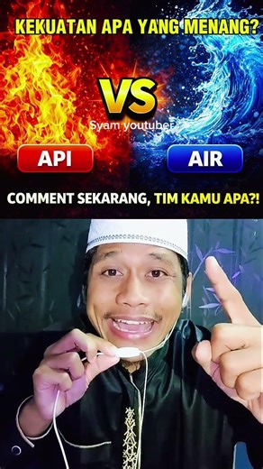 Fire vs. Water? Which one wins? #shorts