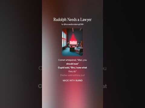 Rudolph Needs a Lawyer (Hilarious Christmas Satire Song)