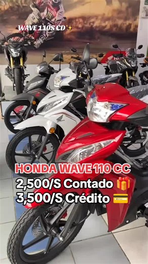 🏍️ ¡Atención, Amantes de las Dos Ruedas! ¡Tu Momento es Ahora! 🏍️ ​¡Prepárense para escuchar esta oferta que no podrán dejar pasar! ​¿Cansado del tráfico? ¿Buscando esa compañera de aventuras que sea económica, confiable y que te lleve a donde necesites con estilo? ​¡Tenemos la moto perfecta para ti! ​✨ La Incomparable Honda Wave 110cc ✨ ​Con su motor de 110cc, es la máquina ideal para la ciudad. Es fácil de manejar, tiene un consumo de combustible increíblemente bajo y la calidad que solo Hon