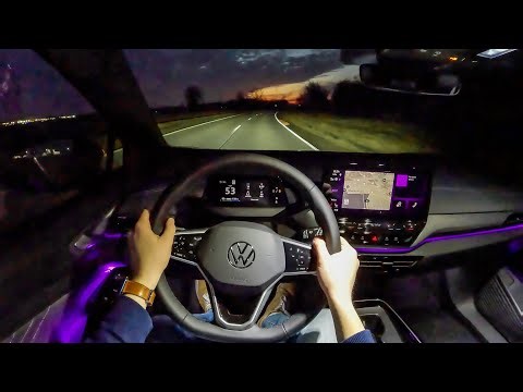 2023 Volkswagen ID.4 S - POV Night Drive (Binaural Audio)