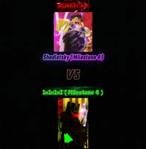 Shedletsky Vs 1x1x1x1 ( Part 1 ) #forsaken #roblox #robloxedit #shorts #edit