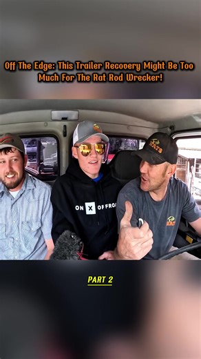 Off the: this trailer recovery might be too much for the rat rod wrecker! #fabrats #derbycar #welding #diy #chevytruck