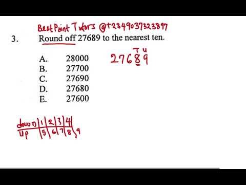 BECE 2025 Mathematics Paper I: Question 3 Solution | Rounding Off Numbers