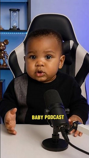 Create viral AI baby podcast videos in less than 60 seconds