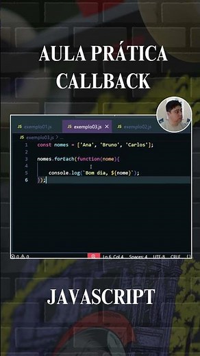Live Aula Conceitual Prática com Callback com JavaScript e Nodejs