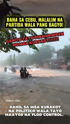 Baha sa Cebu! Partida wala pa bagyo to. Ganito tayo pinaglol0ko ng mga KURAK0T! | Cebu | Habagat.
