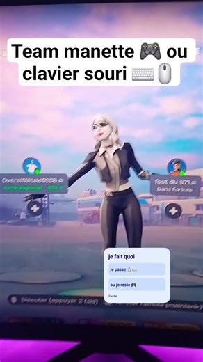 team manette ou clavier souris #100kview #fortnite #viralvideo #gaming #abonnetoi #youtubeshorts
