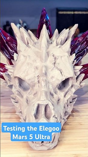 Unleashing The Power Of Elegoo Mars 5: Ultra in this print demo #3dprinting #resin #elegoomars