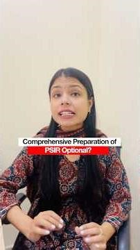 Complete Ecosystem for PSIR Optional