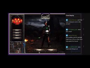 GimpyG evacuating his house during a livestream