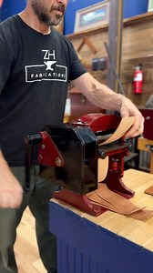 This leather splitter is an absolute joy to use and I try to utilize anytime it makes sense. In this instance, a large order of our Ranch Hand Mugs that all need to be split to a thickness of 8-9oz. No more, No less. When the blade is sharp and it’s dialed in, hitting a consistent thickness over a large sample size is easy. I got this splitter from @weaverleathersupply many years ago and use it often. It’s been a dependable workhorse and I anticipate it continuing to be one for the foreseeable f