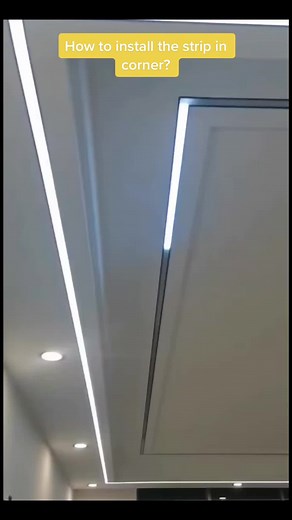 Installing LED Strip Lights in Corners Made Easy