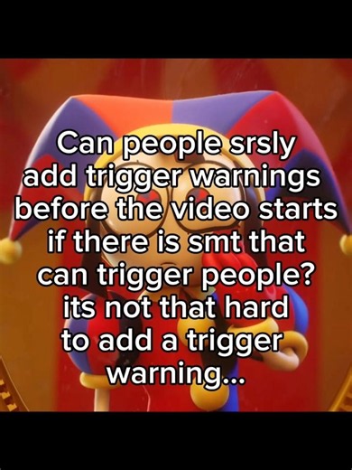 Also PLEASE ADD SPOILER OR TRIGGER IN THE VID NOT IN THE TITLE MANY PEOPLE DONT READ TITLES FIRST