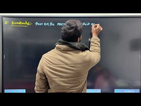Lect-1||introduction || Biomolecules||