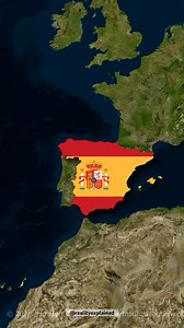 What Countries Does SPAIN Borders ¿¿ 🔥🇪🇸 #shorts #geography #maps #spain (1920p_30fps_H264-128kbit_AAC) | Reality Explained