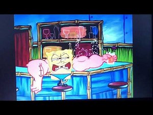 Musclebob buffpants- spongebob can’t lift drink