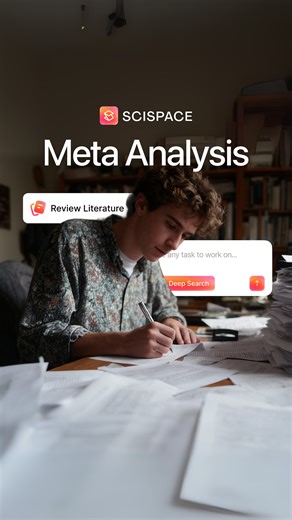 SciSpace on Instagram: "Run a Meta-Analysis and turn literature into answers you can stand behind. With SciSpace Agent, you can: 🔎 Deep-search major databases 🧭 Nail the question & eligibility fast 📊 Extract comparable numbers + assess bias 📈 Combine results into clear effect estimates 📦 Export TL;DR, figures, and editable files See how literature becomes a decision-ready meta-analysis: www.scispace.com"