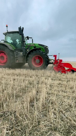 Fendt 728 and 700 Vario Field Work with Dücker Mulcher