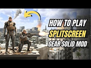 SERIOUS SAM 3 BFE - LEARN HOW TO PLAY SPLITSCREEN MULTIPLAYER SOLID SNAKE MOD (GAMEPLAY)