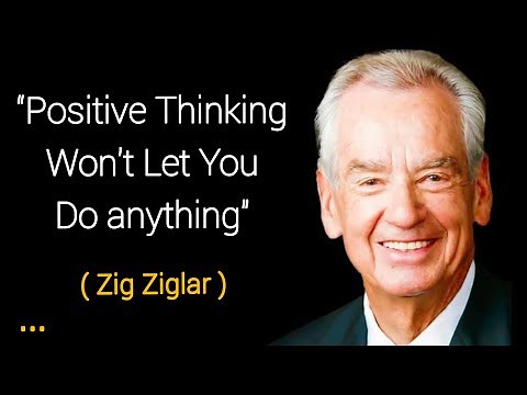 Zig Ziglar | Positive Thinking | Powerful Speech | Infinite Motivation