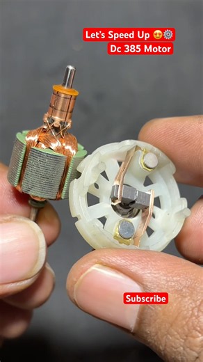 How to increase dc motor speed 😱 Making dc 385 High Rpm Motor #shortsfeed #dcmotor #diyprojects