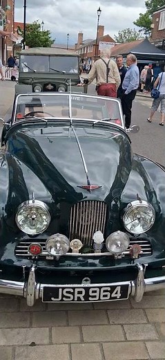 A JOWETT JUPITER PICTURED AT NORTHALLERTON 1940S EVENT.