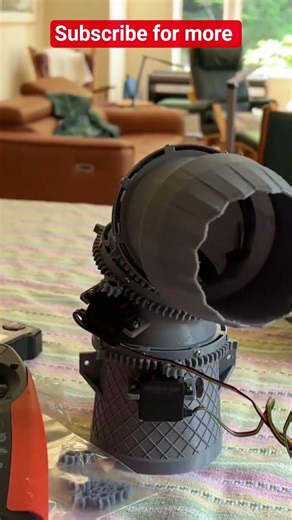 Real demonstration of a swivel nozzle for rc aircraft #flightedge