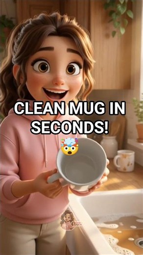 The Salt Trick That Removes Coffee Stains From Mugs Instantly! ☕✨