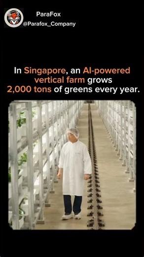 Singapore’s AI Farm That Feeds a City 🌱🤖