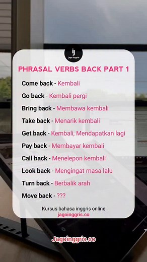 2.6K views · 2.7K reactions | Phrasal Verbs - Over part 1  #kampunginggris #kampunginggrispare #kampunginggris #belajaronline | Jago Inggris | Facebook