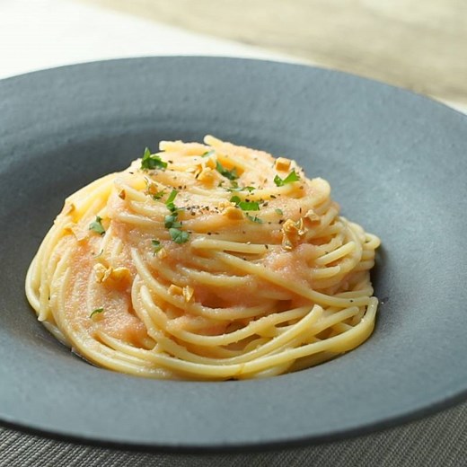 【鳥羽シェフ】最高の明太子パスタ 作り方・レシピ | クラシル