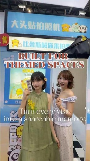 Custom Rounded Photo Booth for Malls & Themed Stores | Instant Photo Prints