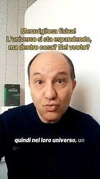 L'universo si sta espandendo, ma dentro cosa? Nel vuoto? #fisica #scienza #astronomia #perte