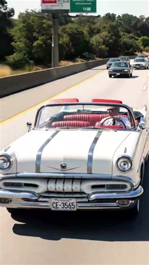 #DreamScreenAI Route 66 convertible Chevy - Glenn Frey #oldies #automobile #music #trending